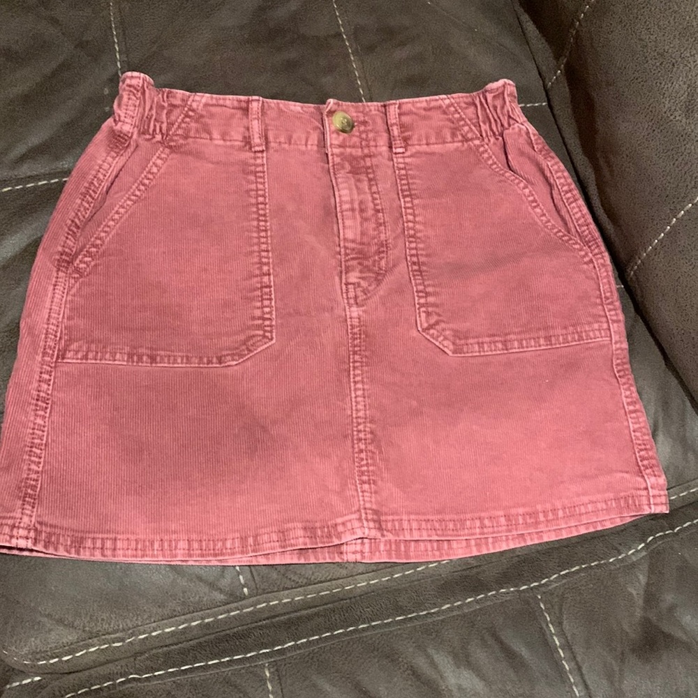 American eagle super stretch corduroy skirt